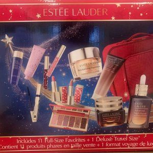 New Estee Lauder Blockbuster Celestial GLOW Warm Makeup Skincare Set 11 Items